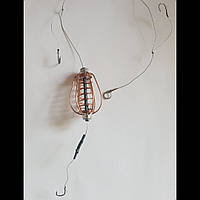 Годівниця на тросу кавун (3 гачки) 20 грамів