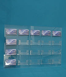 Стенд під візитки на 20 кишень