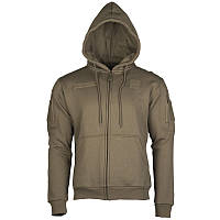 Спортивна куртка tatctical hoodie олива тринитка Mil-Tec Німеччина 3XL (58), 58 M (50), 50