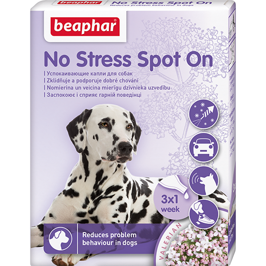 Заспокійливі краплі для собак Beaphar No Stress Spot On 3 шт/уп