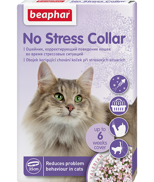 Нашийник від стресу для котів Beaphar No Stress Collar 35 см