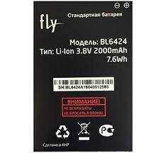 Акумулятор (АКБ) Fly BL6424 для Fly FS505 Nimbus 7 (Li-ion 3.8 V 2000mAh) Оригінал Китай