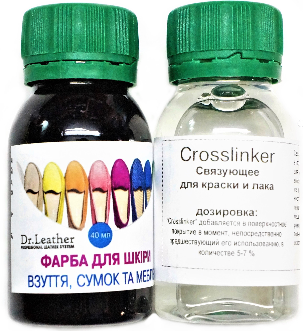 Набір для фарбування без чищення №7 40 мл."Dr.Leather" Touch Up Pigment