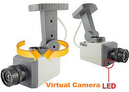 Камера відеоспостереження Відеокамера муляж, камера обманка, камера муляж з мотором 586