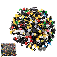 Набір автомобільних кріплень, 500 шт, пістони, кліпси, для обшивки, бампера, молдинга