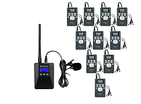 Система радиогид на 10 человек TR506 FM