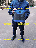 Спортивная сумка Puma мужская PUMA FERRARI Slim черная, месенджер Пума, сумка-планшет