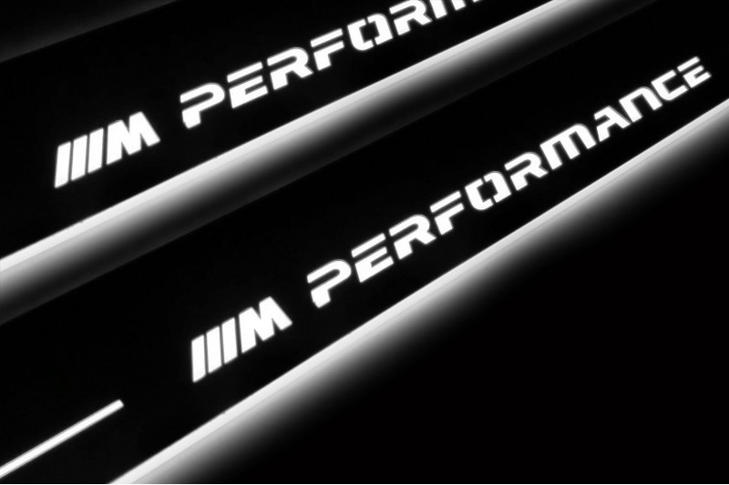 Накладки на пороги з підсвіткою для BMW 5 E60 (2003-2010), фото 1