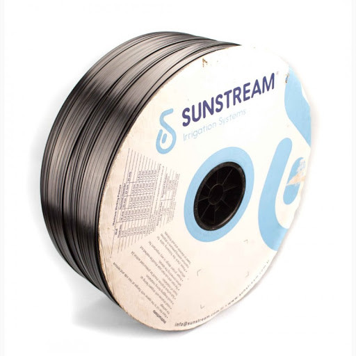 Крапельна стрічка Sunstream 6mil крок 20см витрата 0,7л/год довжина 2800м Щільовидна