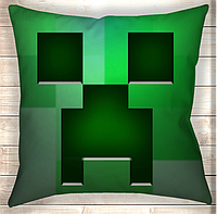 Подушка Minecraft Creeper Logo