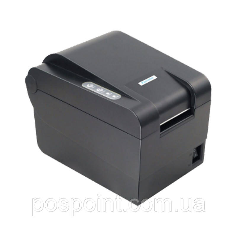 Термо принтер етикеток цінників і чеків Xprinter XP235B 58 мм