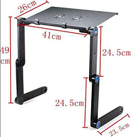 Столик трансформер для ноутбука T9 Laptop Table T8 | подставка для ноутбука с охлаждением