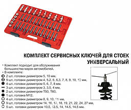 Комплект сервісних ключів для стійок (універсальний) JTC 1323 JTC, фото 3