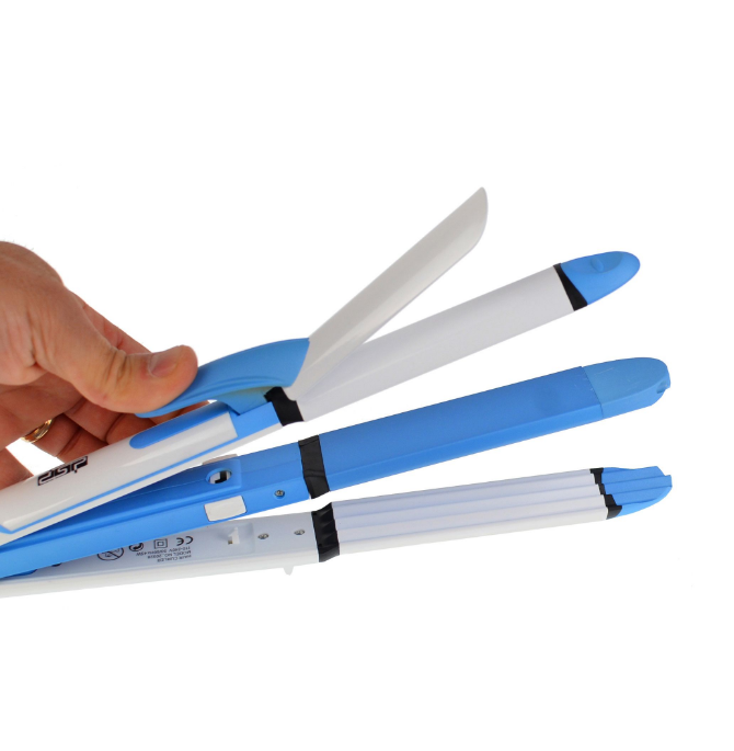 Стайлер для волосся 3 в 1 DSP 20028 ( випрямляч, плойка, гофре), фото 1