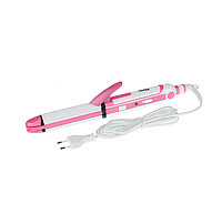 Стайлер для волосся 3 в 1 DSP 20028 ( випрямляч, плойка, гофре), фото 6