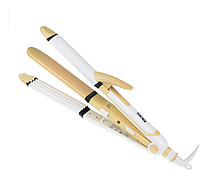 Стайлер для волосся 3 в 1 DSP 20028 ( випрямляч, плойка, гофре), фото 9