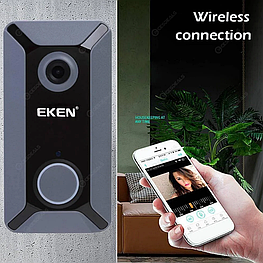 Розумний дверний дзвінок з камерою Wi-Fi Eken V6 Smart WiFi Doorbell Wi-Fi