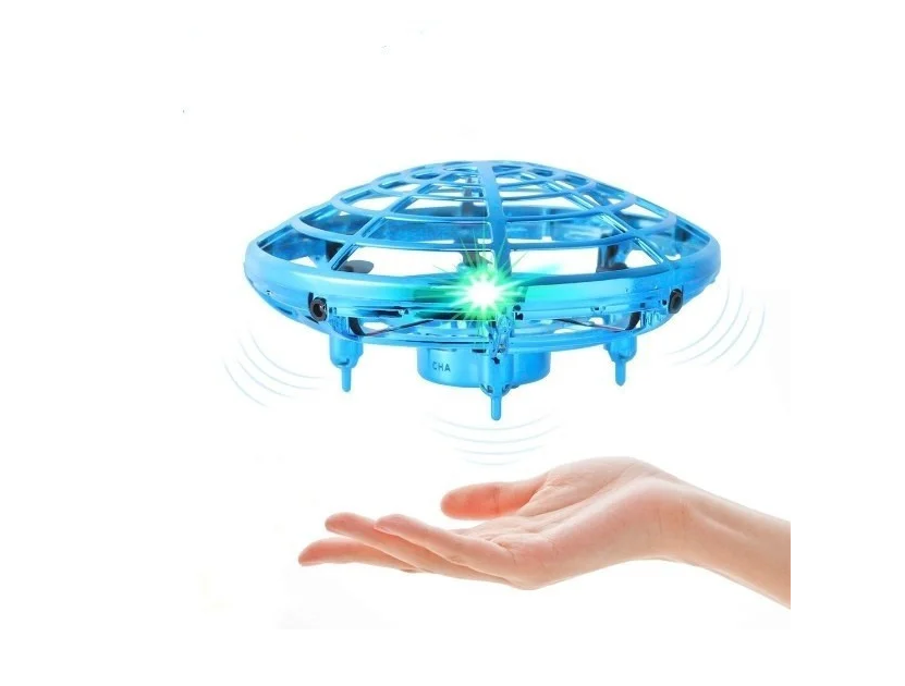 Квадрокоптер 'Летающая Тарелка' Ручной Дрон UFO Y1102 с Led Подсветкой ...