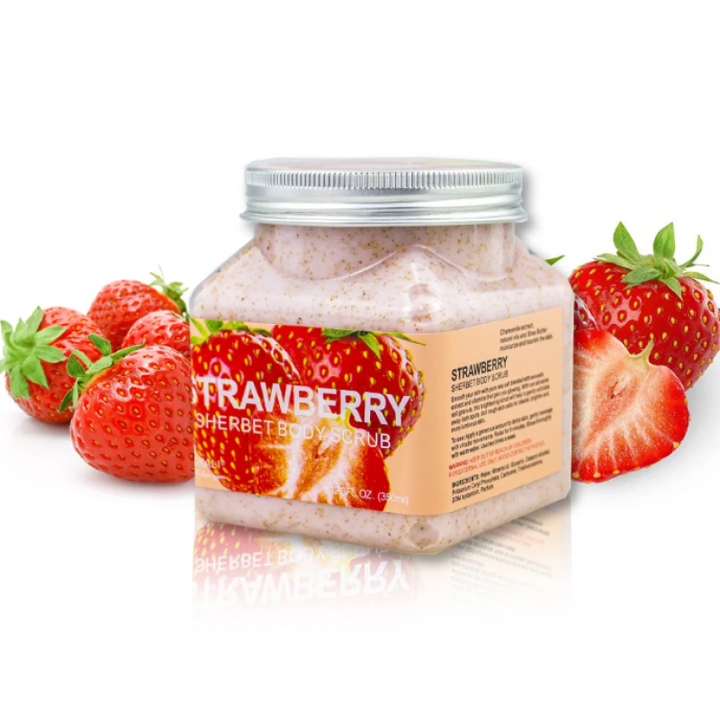 Скраб для тіла Wokali Strawberry Sherbet Body Scrub