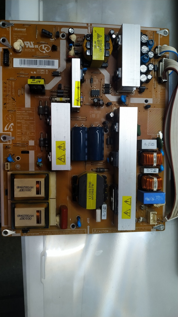Блок живлення BN44-00197A SIP408A hansol 3925310014AD для телевізора SAMSUNG LE40A686M1F, фото 1