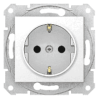 Schneider Electric Sedna SDN3000121 Розетка з заземленням біла