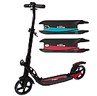 Двоколісний складаний самокат 200 мм від 7 років з амортизацією, для підлітків і дорослих GS-0027, фото 2