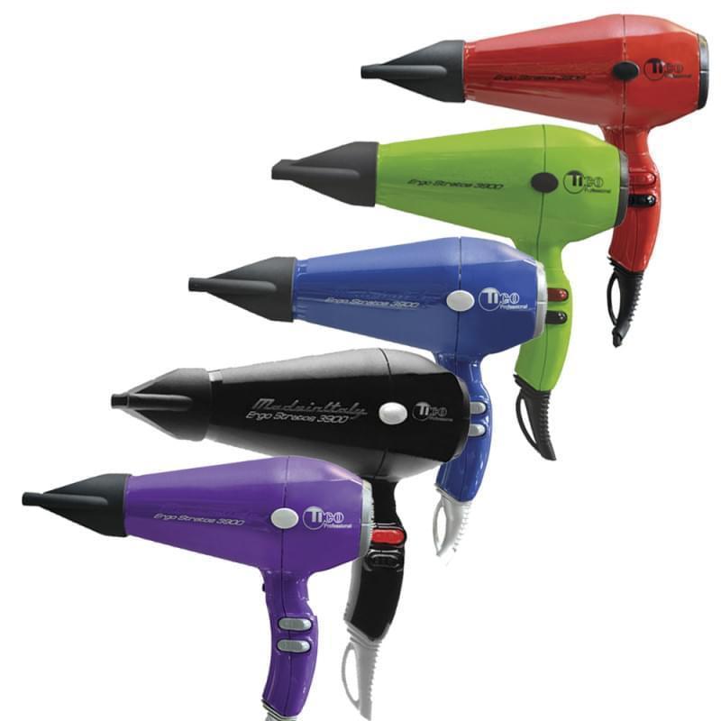 Професійний фен з іонізацією TICO Professional Ergo Stratos Green (100003GN)