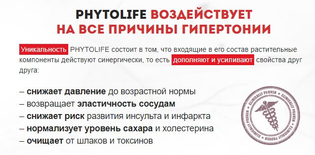 Краплі від гіпертонії PhytoLife Краплі від гіпертонії PhytoLife