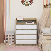 Комод пеленатор с ящиками для детских вещей без ручек Микс Эверест Пеленальный комод детский