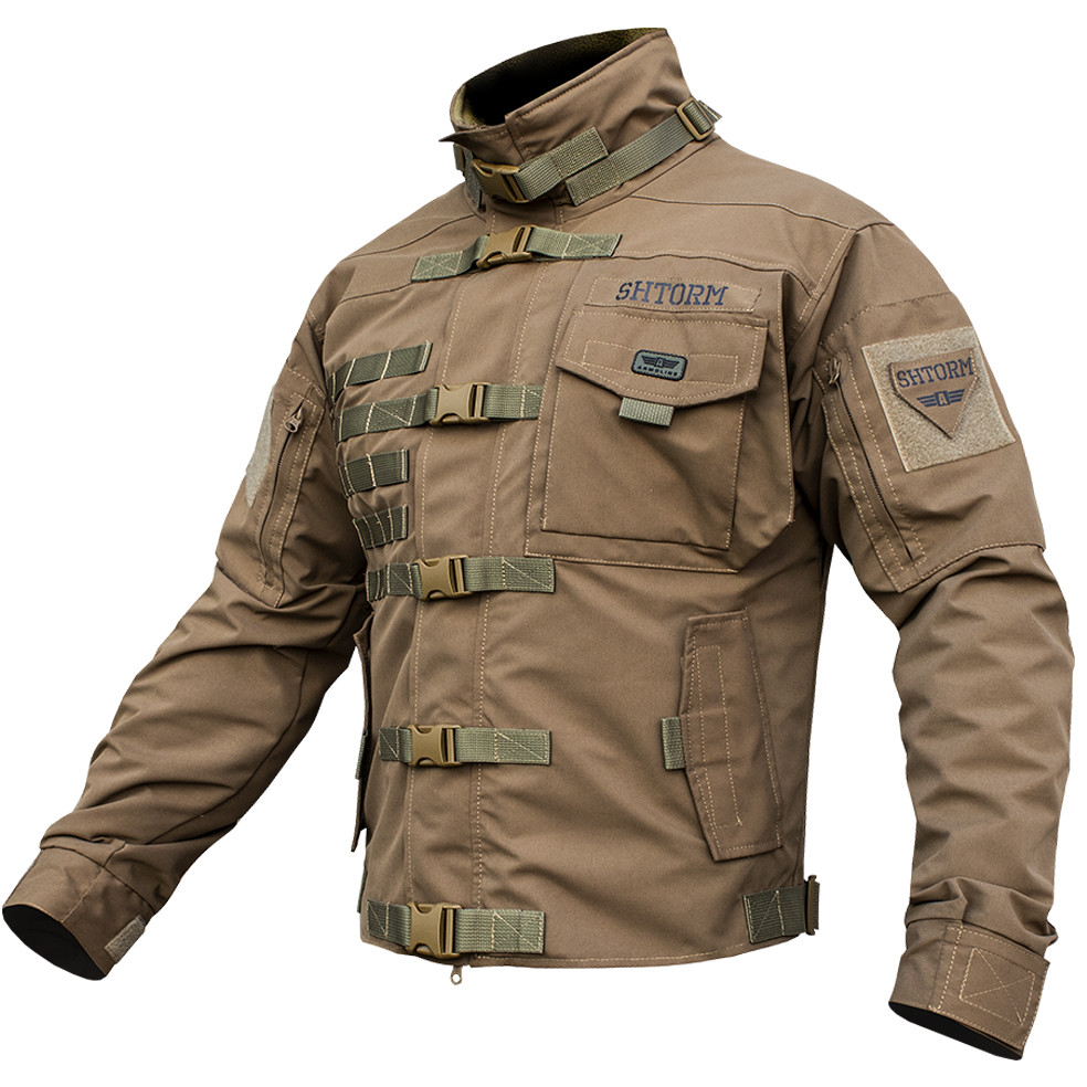 Куртка тактична "SHTORM" COYOTE (Мембрана + Фліс + Ода)