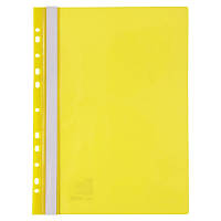 Папка-швидкозшивач А4 Axent з перфорацією, фактура глянець, жовта