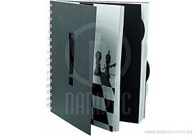 Зошит В5 150арк., в клітинку, на спіралі, з розділювачами, пластикова обкладинка Economix Шахи