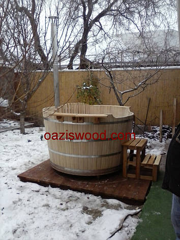 Офуро японська лазня з дуба СТАНДАРТ, для 4х-5 осіб, фото 1