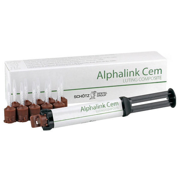 Alphalink Cem A3 шприц-автомікс 8г композитний цемент подвійного твердіння