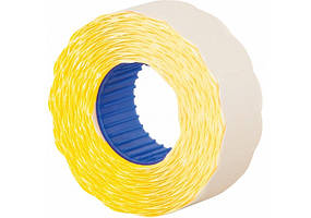 Етикетки-цінники фігурні 22*12мм 1000шт/рул Economix жовті (10)