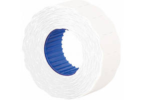 Етикетки-цінники фігурні 22*12мм 1000шт/рул Economix білі (10)