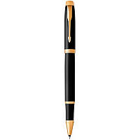 Ручка Parker IM Black GT RB ролер 0,5мм чорна з позолотою