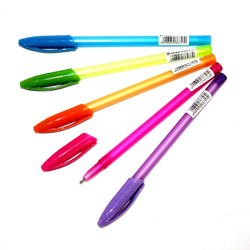 Ручка кулькова Hiper Polo 1мм синя корпус мікс