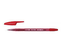 Ручка кулькова Economix Ice Pen 0,5мм червона корпус напівпрозорий