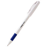 Ручка гелева Axent DG 2045 0,5мм синя корпус білий