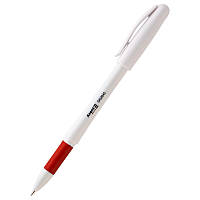 Ручка гелева Axent DG 2045 0,5мм червона корпус білий