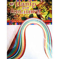 Папір для квілінгу №7 5мм*300мм 10 кольорів Рюкзачок (20)