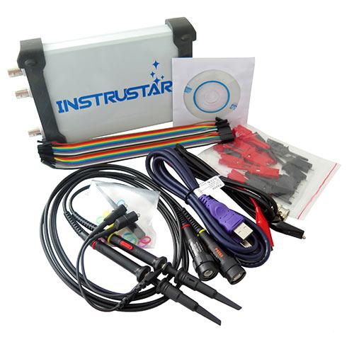 Осцилограф 2кан 20МГц 48МС/с USB приставка DDS лог аналізатор, ISDS205X