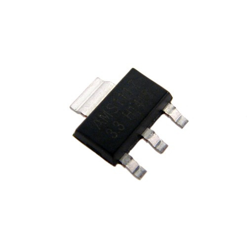 Чип AMS1117-3.3 100ШТ AMS1117 SOT-223, Стабілізатор напруги 3.3В 1А