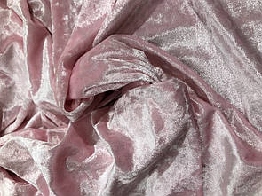 Оксамит Мармур (Креш) Рожевий