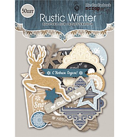 Набор высечек для скрапбукинга 53 шт от Scrapmir Rustic Winter