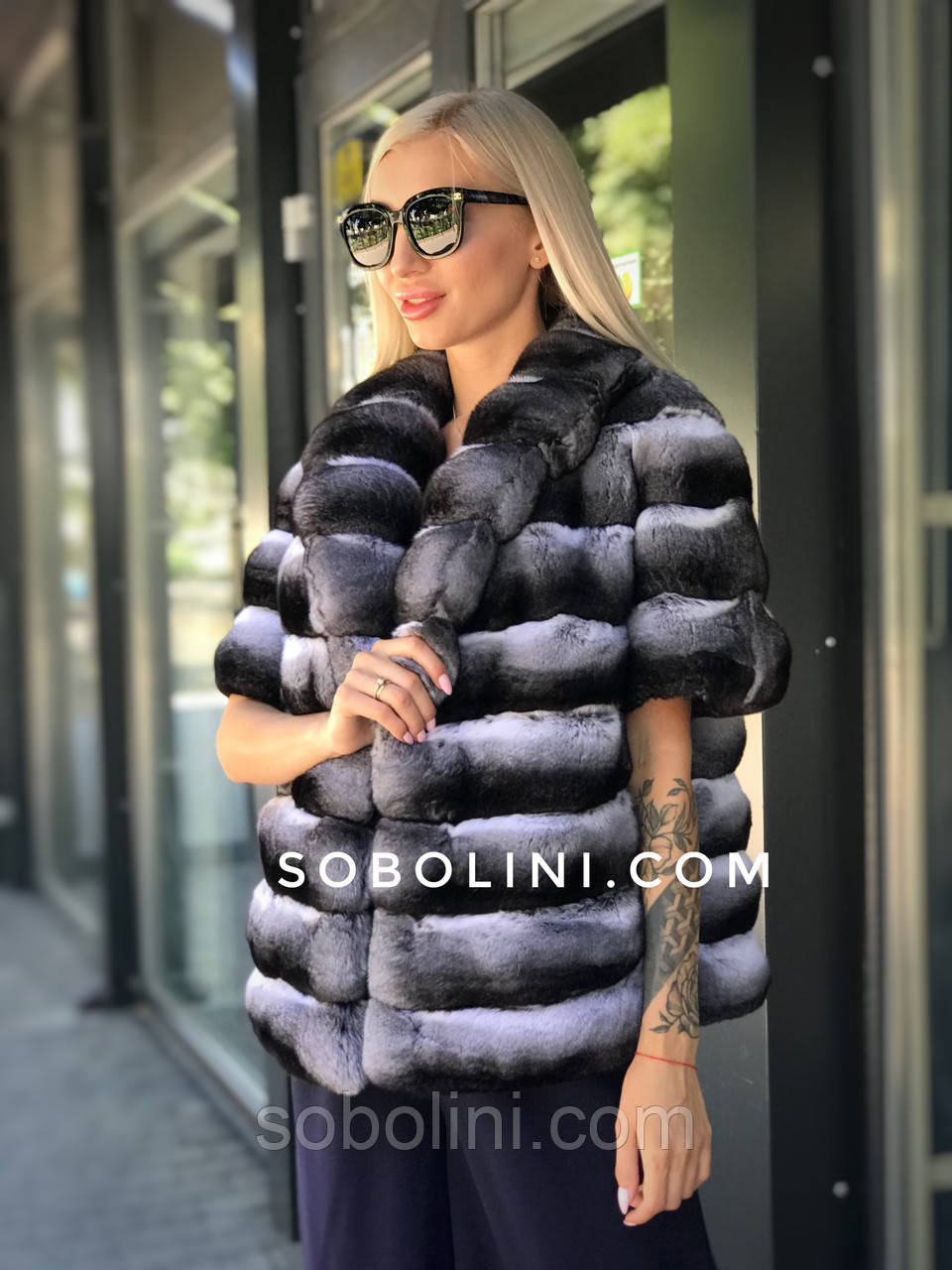 Жилет из шиншиллы в длине 65см: продажа, цена в Киеве. Женские шубы от ...