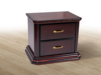 Тумба приліжкова Флоренція масив дуба (каштан)