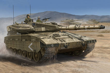 Merkava Mk. IIID. Збірна модель танка в масштабі 1/35. HOBBY BOSS 82441, фото 1