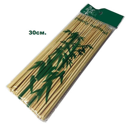 Шпажки бамбукові Bamboo 30 см (264), фото 1
